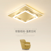 Master bedroom lights simple modern luxury book room lights square creative personality warm romantic led room lamps