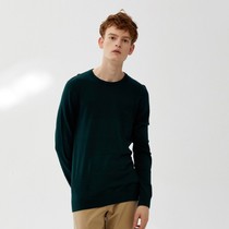 Purcotton cotton era mens imitation cashmere striped long-sleeved cotton sweater RDR0292