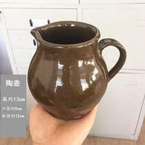Sichuan Tutau salt tank coarse pottery Seasoning Tank Pig Oil Jars Kitchen Imitation Antique Handmade Spicy oil tank storage tank
