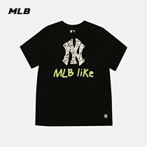 MLB official mens and womens T-shirt Tanabata couple LIKE series short-sleeved sports and leisure 21 summer new TS15