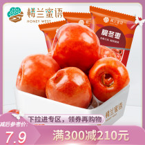 Hot Full reduction (Loulan Honey Language _ Crispy Winter Jujube 105g) Dried fruit jujube instant seedless crispy small winter jujube