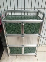 Cup storage small Bowl kitchen bowl cabinet floor household net door non-slip kitchen utensils with door sundries rural tableware