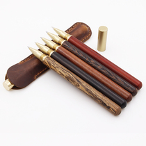 Wooden pen custom lettering wooden signature pen metal brass mahogany sandalwood signature pen solid wood gift pen men and women