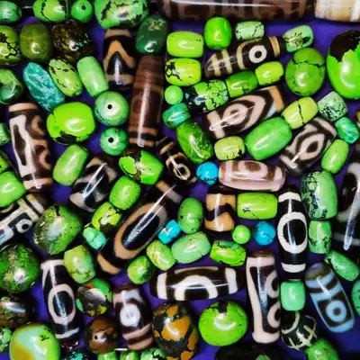 Natural Tibetan facsimile products 369 eyes to pure West Asian heaven beads hand string necklace pendant live special shot