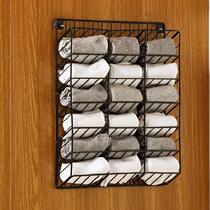Wall-mounted underwear socks storage grid separation students small simple wall bag wardrobe underwear