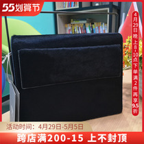 Lautem Spain Global limited-black mammow black small square bag metal rod handbag with female hand carry