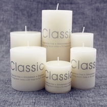 Big candle European Cylindrical wax Scented candle Smoke-free Romantic dinner proposal Restaurant Hotel go smoke smoking