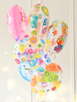 18 Inch Birthday Balloon Decoration Arrangement Childrens Baby Birthday Party Scene Arrangement Supplies Cartoon Balloon Aluminum Film