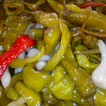 Man Wuyuan specialty sour pepper 1kg pickled pepper jar pickled pepper jar pickled sour pepper farm sauerkraut side dishes