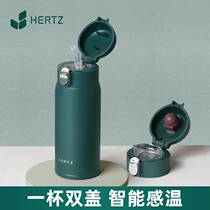 City box with straw insulation cup lady pregnant woman with student double cover 316 stainless steel cup