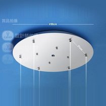 Designers lamp original DIY pure white disc six lamp with LED ceiling plate lighting accessories lamp holder diameter