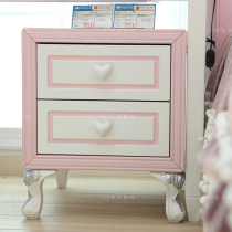 Bedside table pink childrens bedside cabinet light Cabinet cabinet Cabinet simple modern after simple and modern