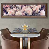 Mona Lisa Cross Embroidered 2021 New Embroidery Flowers Open Rich peony Living room American Country Line embroidered with embroidery