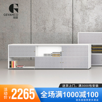 Guanchen office furniture File cabinet Simple modern two-story partition locker Sliding door cabinet Office cabinet Low cabinet