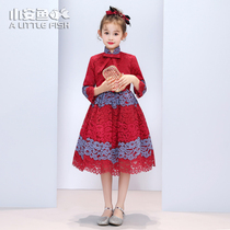 Clearance girl foreign style princess dress children high-end host evening dress dance catwalk piano performance spring and autumn