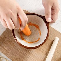 Ceramic mashed fruit and vegetable grinding multifunctional baby mashing machine infant day type grinding child bowls children covets