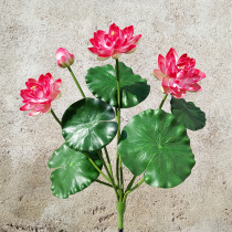 Simulation lotus Lotus Simulation flower living room for Buddha water lilies Floating lotus floor-to-ceiling floral home decoration