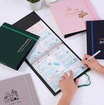 Couples Ticket Customized Intake Book Ticket Clips Family Baby Growth Boxed Ben Cortical Intake of the mobile ticket Collection Register