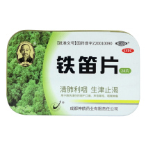 Hicchen iron flute sheet 24 pieces of clear lung to stop thirst and sound hoarse and sore throat