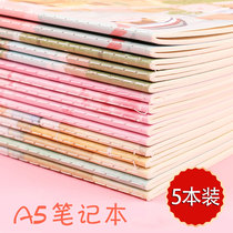 Notebook notebook notebook thick Korean hipster female simple A5 large soft noodle copy car line stitching this college student creative small book student a5 diary stationery notebook