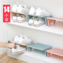 Layered shoe rack finishing shoe cabinet storage artifact saving space dormitory double storage rack shoe holding shoe storage rack