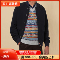 22 new colors The Engineer TE Shetland wool vest retro Fair Isle sweater unisex