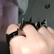 Self-defense hand buckle four-finger iron fist Tiger finger buckle fight artifact Portable tactical jab Four-finger ring fight