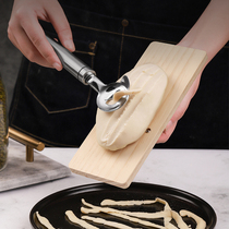 Noodle cutter special rice noodle cutting surface Household commercial 304 stainless steel hotel professional handmade noodle making tool