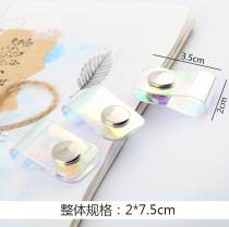 Creative Korean laser data cable storage button button winding collection line mobile phone charger earphone cord finishing