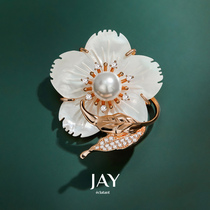 JAY suit niche brooch womens high-end pin accessories luxury corsage 2021 New Tide design sense