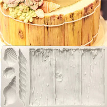 New product turning sugar cake silicone mold conch bark dry Pace decoration Mousse chocolate baking tool Clay