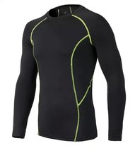 Sports long-sleeved tights Running mens fitness clothing Stretch clothing long-sleeved