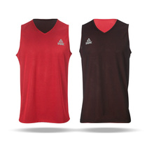 Peak basketball uniform suit double-sided wear 2022 summer new mens training team uniform ball uniform V-neck sleeveless jersey