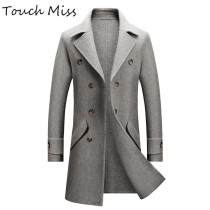 TOUCH MISS mid-length double-sided wool coat 2021 winter new wool windbreaker cashmere jacket