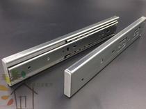 JM-4518 drawer damping 3 section rail 25cm drawer rail hydraulic buffer self-closing slide rail