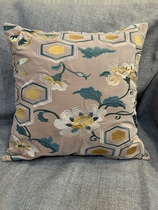 Foreign Trade Embroidered Flannel BACK CUSHION COVER-LIKE BOARD ROOM HOLDING PILLOW OFFICE WAIST PILLOW SOFA FLOATING WINDOW BACKREST WITHOUT COTTON CORE