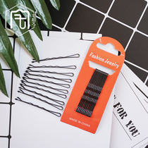 Korean hair jewelry clip clip hairclip small jewelry grab edge clip clip hair top black banger clip