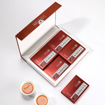 Three Xianfeng Fu Tripod White Tea Authentic old white tea Tightly Pressed Gonbrow Small Biscuit Tea Gift Box packed with small square slices of small tea cake