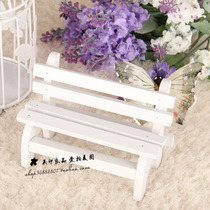 Background Cloth Pat props Prop Ornament Shooting props Scene Photography Props Mini White Park Chair