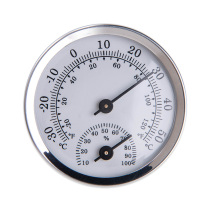 Small diameter 5CM refrigerator refrigerated thermometer hygrometer Household incubator thermometer Hygrometer