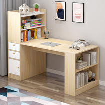 Desk bookshelf combination student home computer desk with bookshelf writing desk economic corner computer desktop table