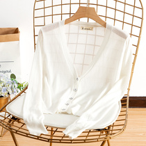 With suspender skirt sunscreen cardigan with ice silk sweater female summer short shawl air-conditioned shirt ultra-thin small coat