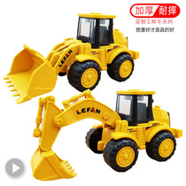 Excavator Toy Bulldozer Trumpet Model Simulation Engineering Car Suit Children Boy Shovel Car Digger Resistant To Fall