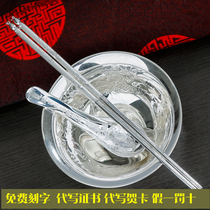 999 pure silver bowl chopsticks spoon set birthday baby silver tableware silver chopsticks silver bowl wedding birthday newcomer full moon gift