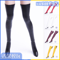 1 6 female soldiers long boots sexy lace-up leather boots Loose parts suitable for rubber-coated plain body with foot mold spot