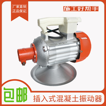Plug-in vibrator single three-phase concrete building portable cement vibration 220v380v motor vibrator