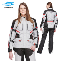 SWEEP motorcycle imported riding suit suit female four seasons heavy motorcycle rally suit four seasons breathable waterproof fall-proof