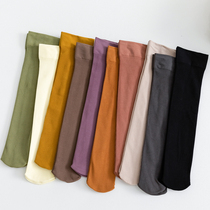 Socks Children ins Chains Chaoty white calf Sox spring summer thin middle cylinder Sox ultra-thin slim leg High-length barrel socks jk summer