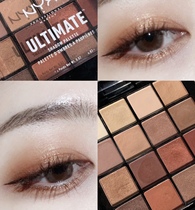 Bonded looking good to buy it NYX 16 color eye shadow disc 03#warm neutrals Pumpkin