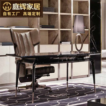  Light luxury furniture customization Longhi Italian postmodern minimalist desk Nordic computer desk Office desk